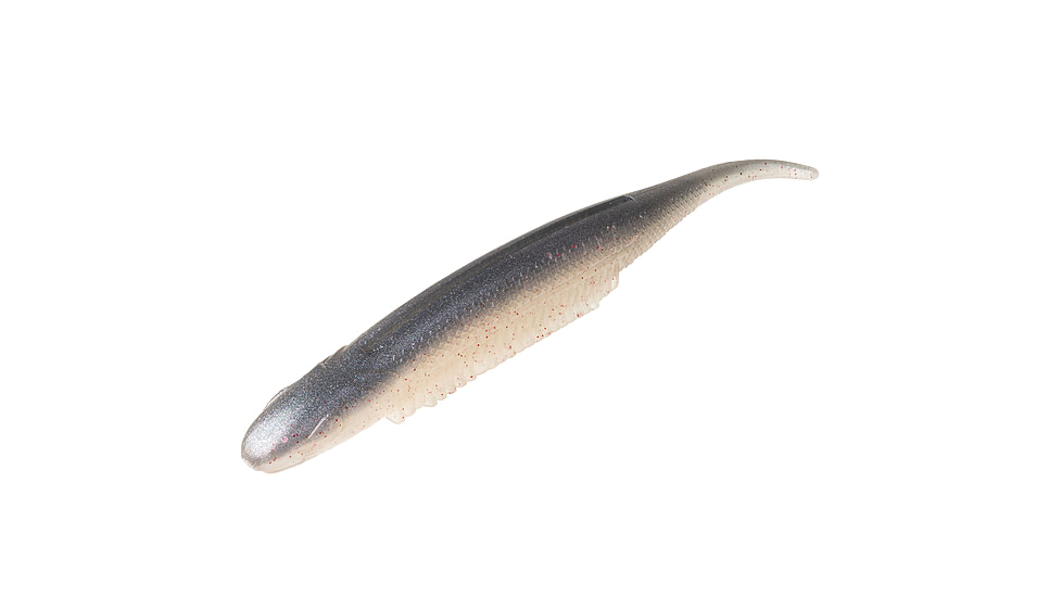 Strike King Spotlight Shim-E Minnow Softbait, 6 pack, 5in, Pro Blue Red Pearl, 12-36039
