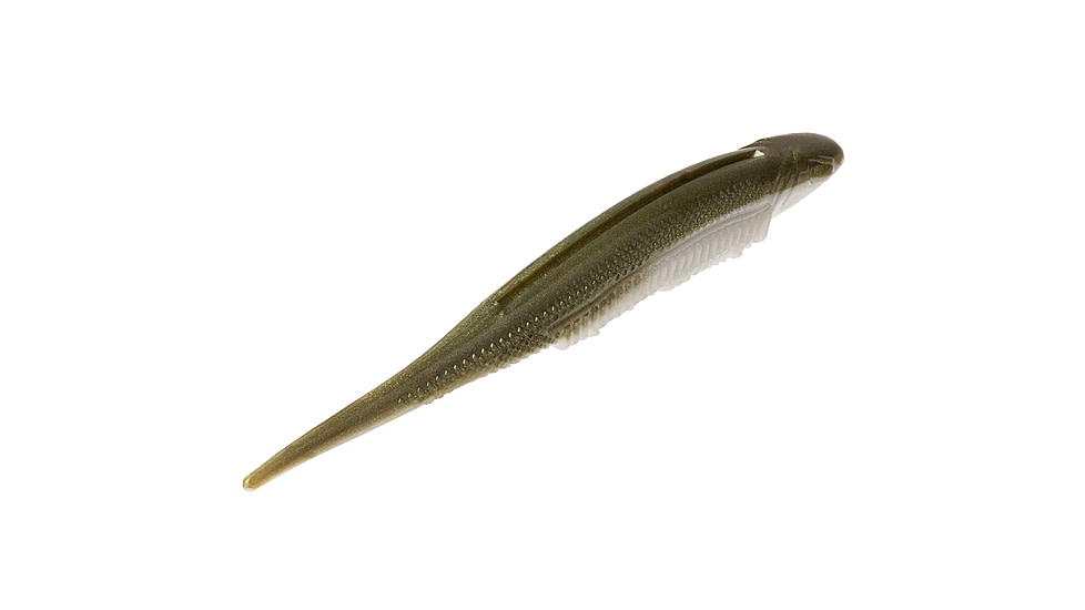 Strike King Spotlight Shim-E Minnow Softbait, 6 pack, 5in, Slick, 12-36038