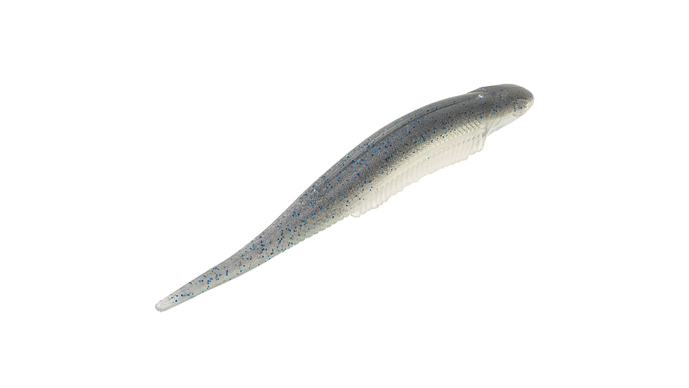 Strike King Spotlight Shim-E Minnow Softbait, 6 pack, 5in, Smokey Shad, 12-36033