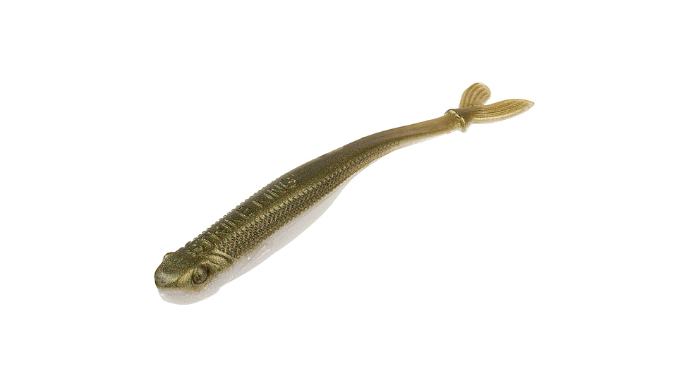 Strike King Spotlight Split Minnow Softbait, 8 pack, 3in, Slick, 12-35988
