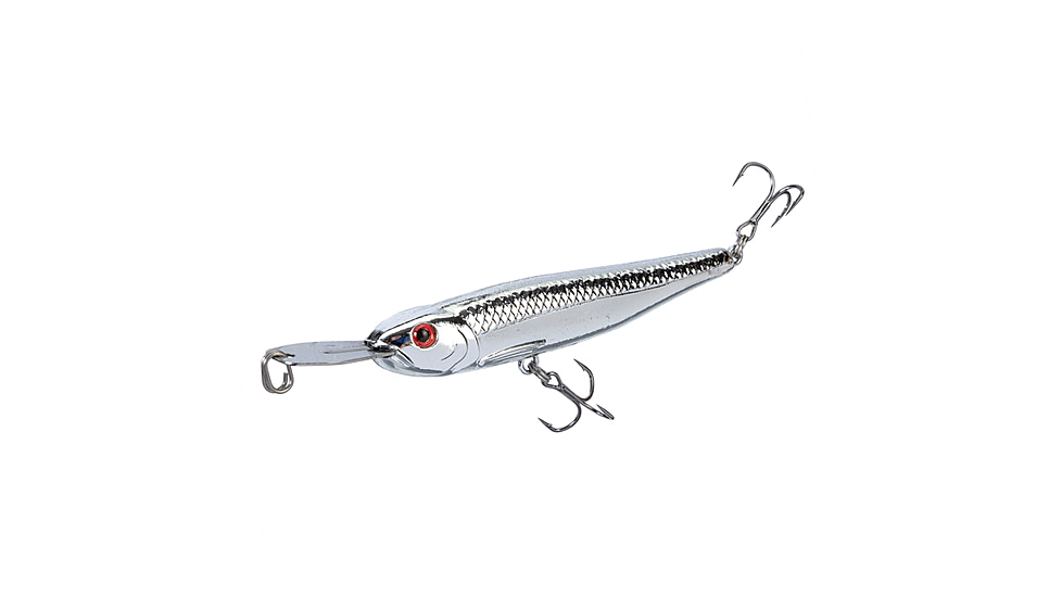 Strike King Strike King Evader 80 Hardbait, 3.25in, 7/16oz, Carolina Chrome, 12-36276