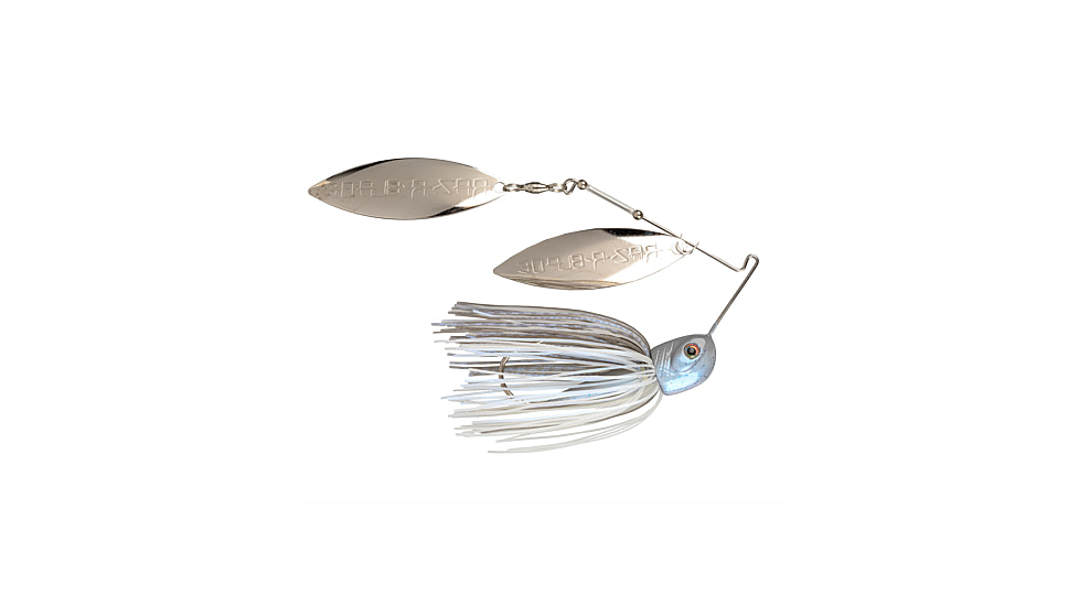 Strike King Tour Grade Bottom Dweller Spinnerbait, Blue Glimmer with Black Flake, 3/4oz, TGBDWEL34-45