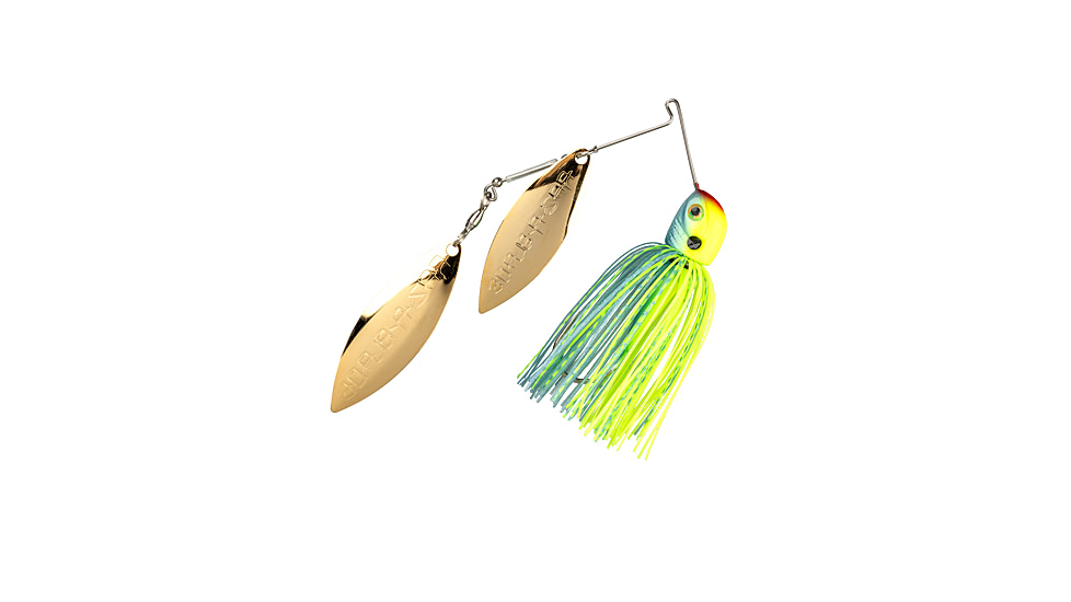 Strike King Tour Grade Bottom Dweller Spinnerbait, Chartreuse / Powder with Blue Back, 3/4oz, TGBDWEL34-561