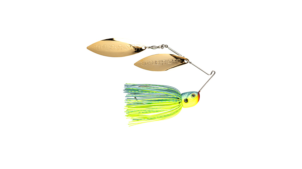 Strike King Tour Grade Bottom Dweller Spinnerbait, Chartreuse / Powder with Blue Back, 3/4oz, TGBDWEL34-561