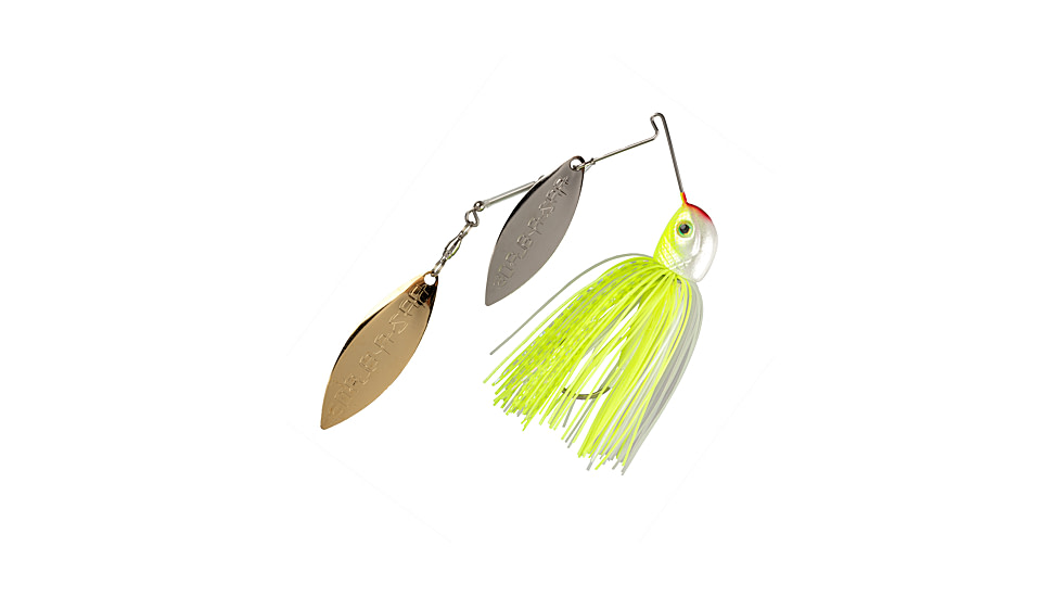Strike King Tour Grade Bottom Dweller Spinnerbait, Chartreuse White, 1oz, TGBDWEL1-203