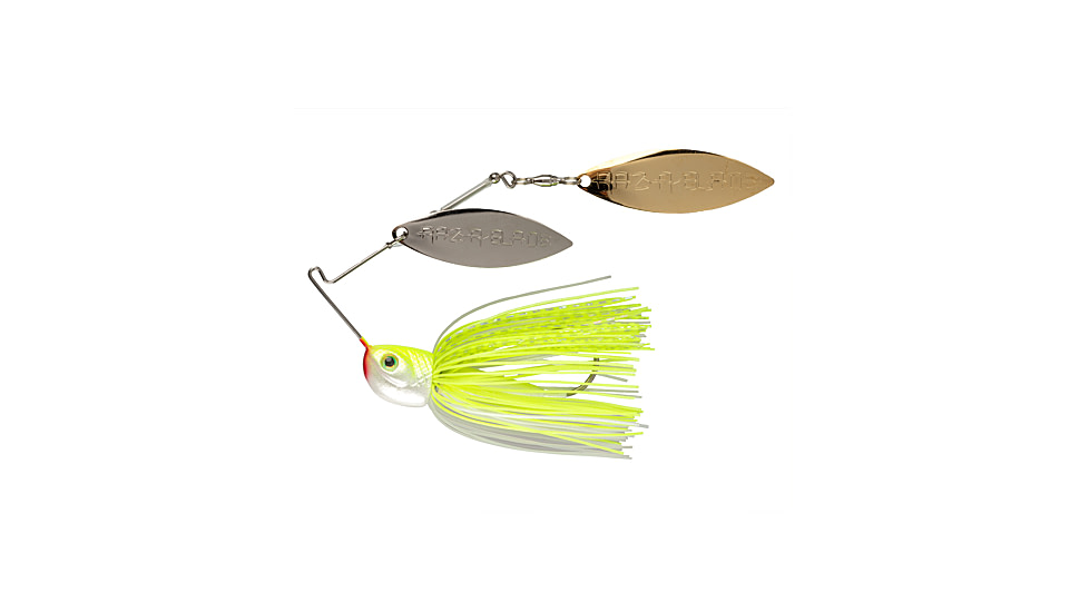 Strike King Tour Grade Bottom Dweller Spinnerbait, Chartreuse White, 1oz, TGBDWEL1-203