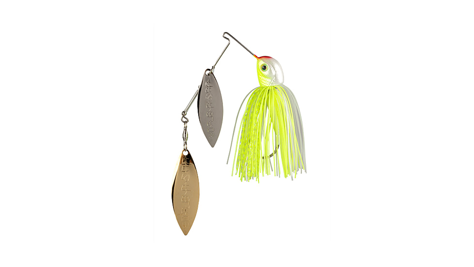Strike King Tour Grade Bottom Dweller Spinnerbait, Chartreuse White, 1oz, TGBDWEL1-203