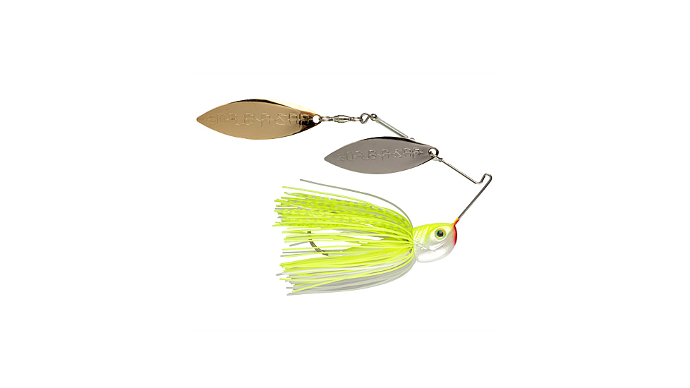 Strike King Tour Grade Bottom Dweller Spinnerbait, Chartreuse White, 1oz, TGBDWEL1-203