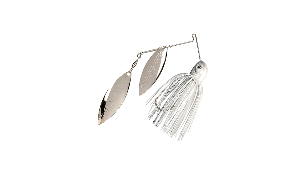 Strike King Tour Grade Bottom Dweller Spinnerbait, White Chrome, 3/4oz, TGBDWEL34-404