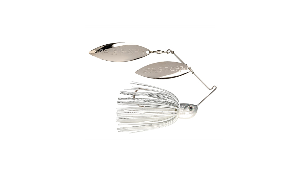 Strike King Tour Grade Bottom Dweller Spinnerbait, White Chrome, 3/4oz, TGBDWEL34-404