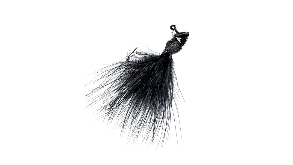 Strike King Tour Grade Hair Jig - 2PK, Black, 3/32oz, TGHJ332-10