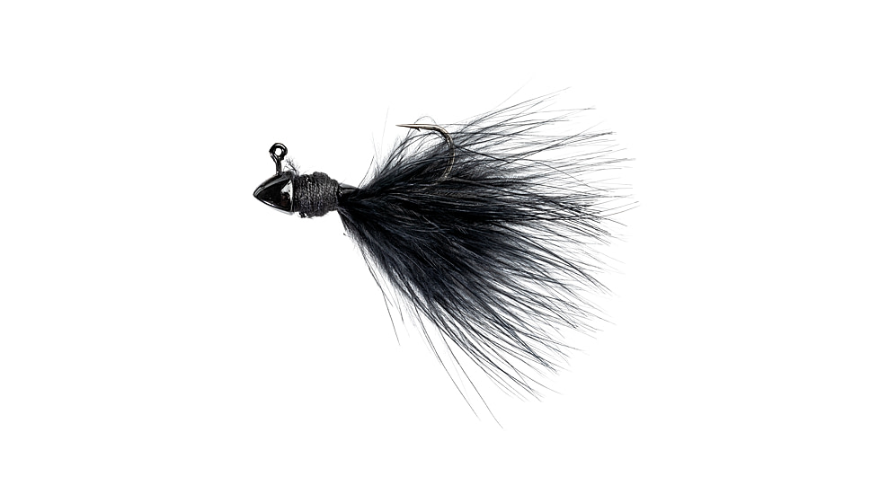 Strike King Tour Grade Hair Jig - 2PK, Black, 3/32oz, TGHJ332-10