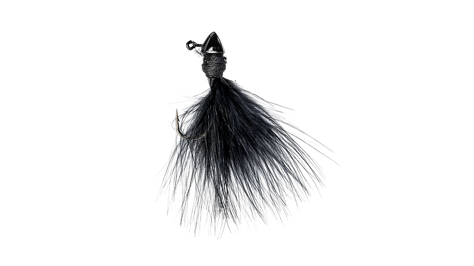 Strike King Tour Grade Hair Jig - 2PK, Black, 3/32oz, TGHJ332-10