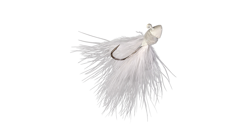 Strike King Tour Grade Hair Jig - 2PK, White, 1/8oz, TGHJ18-204