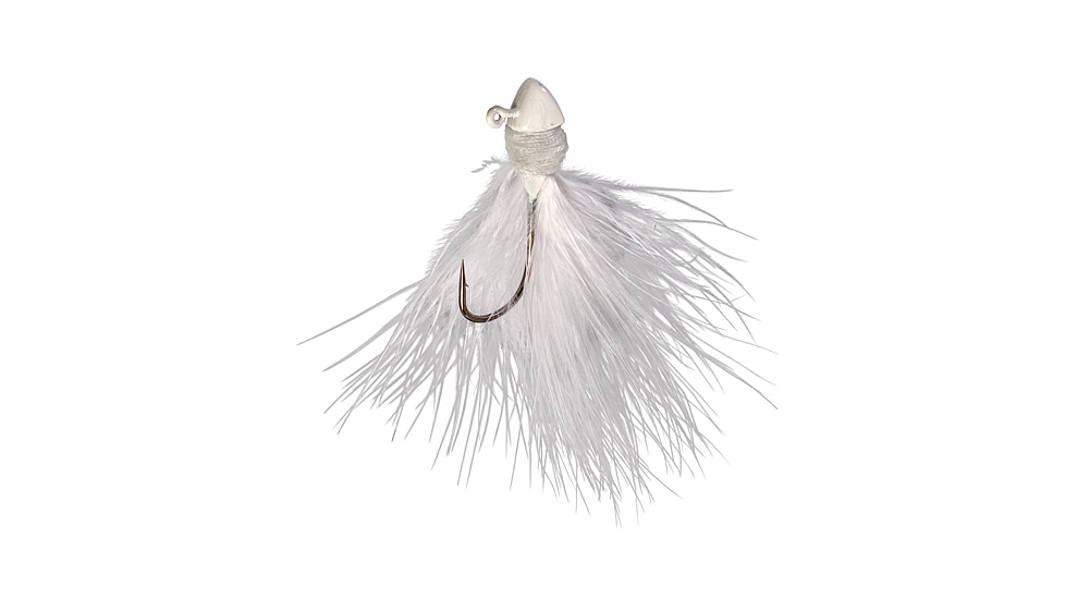 Strike King Tour Grade Hair Jig - 2PK, White, 1/8oz, TGHJ18-204