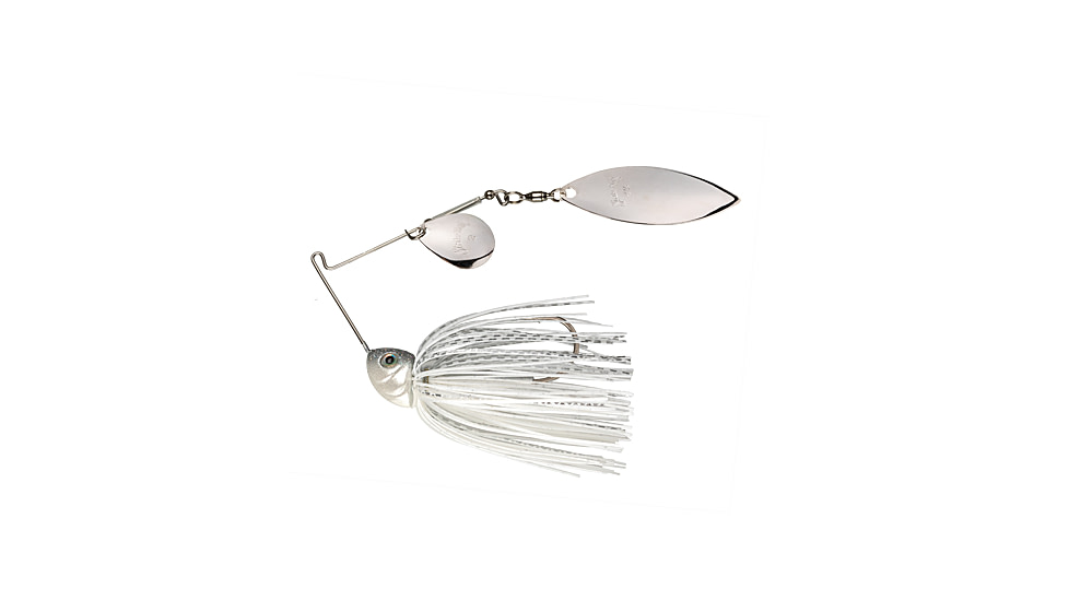 Strike King Tour Grade Heavy Cover Spinnerbait, White Chrome, 1/2oz, TGHCSB12CW-404