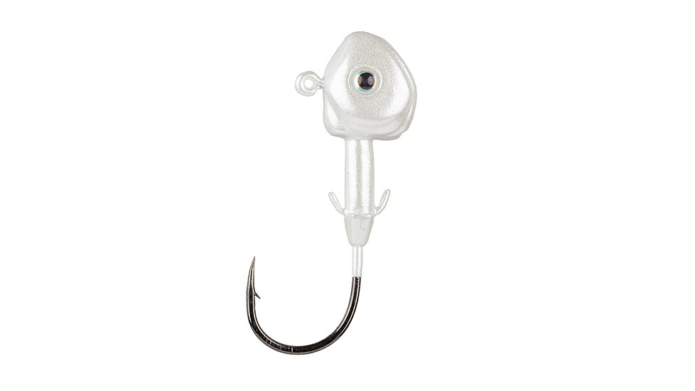 Strike King Tour Grade Spotlight Head Jig, 3/8oz, 1.75in, Pearl, 12-36338