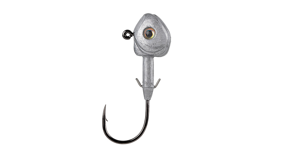 Strike King Tour Grade Spotlight Head Jig, 1/4oz, 1.75in, Unpainted, 12-36336