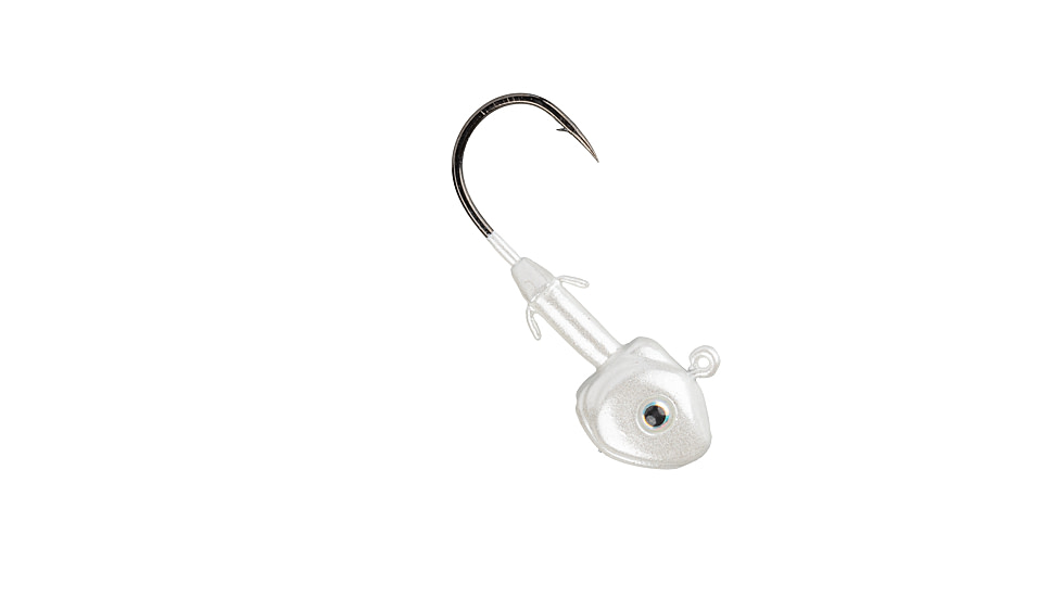 Strike King Tour Grade Spotlight Jig Head, Pearl, 3/8oz, TGGRJH38-84