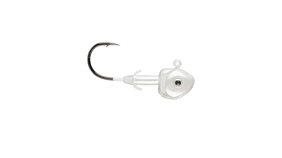 Strike King Tour Grade Spotlight Jig Head, Pearl, 3/8oz, TGGRJH38-84