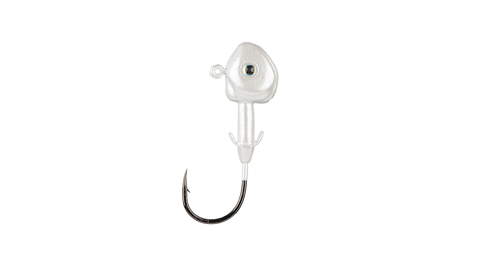Strike King Tour Grade Spotlight Jig Head, Pearl, 3/8oz, TGGRJH38-84
