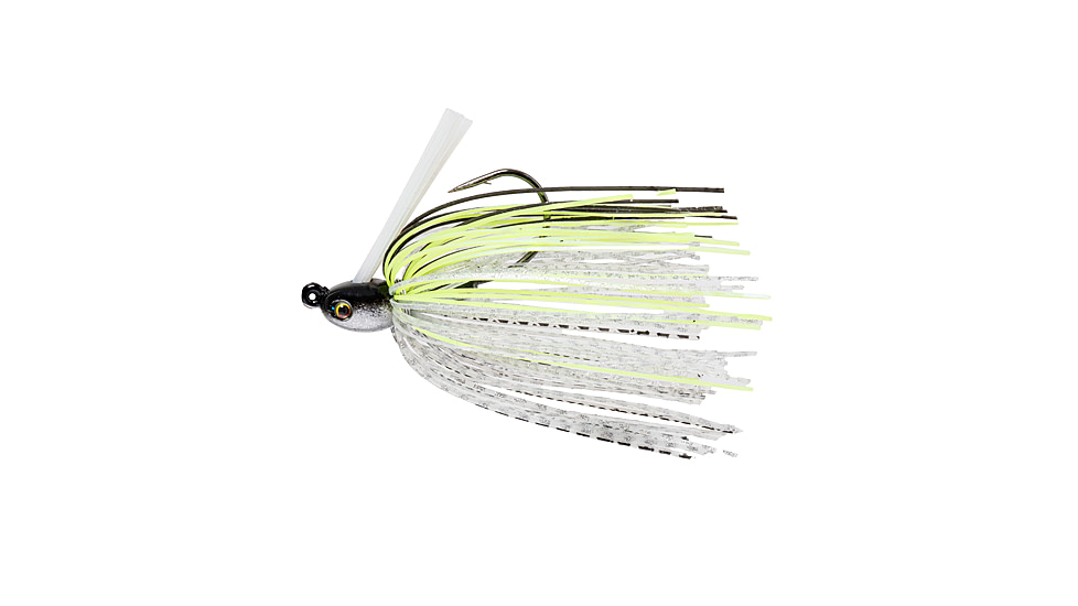 Strike King Tour Grade Tungsten Compact Swim Jig, Chartreuse Shad, 1/4oz, TGTSJ14-598