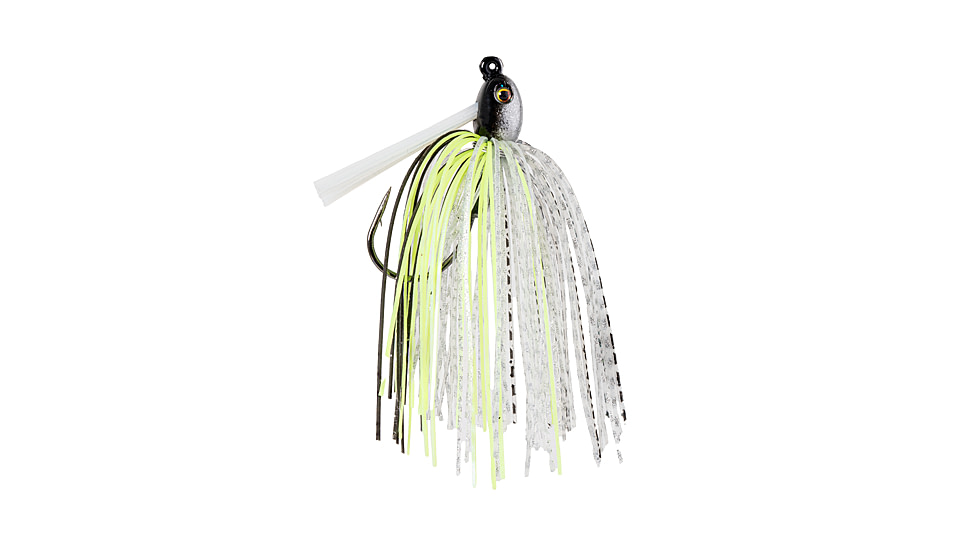Strike King Tour Grade Tungsten Compact Swim Jig, Chartreuse Shad, 1/4oz, TGTSJ14-598