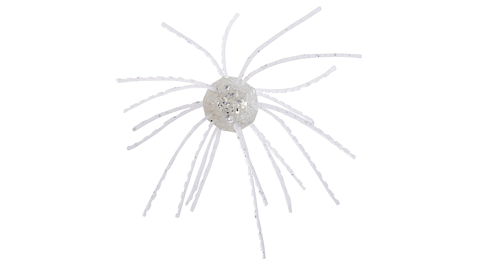 Strike King Tumbleweed Floating Softbait, 4 pack, 3in, Pearl Flash, 12-36244