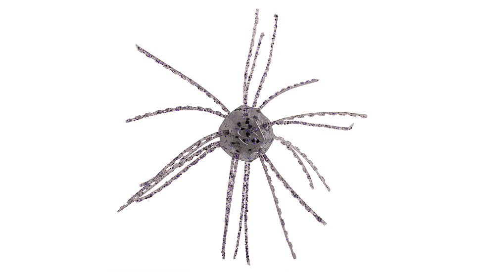 Strike King Tumbleweed Salted Softbait, 4 pack, 3in, Prism Smoke, 12-36263