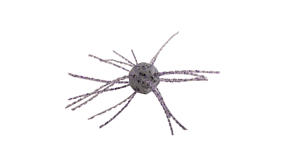 Strike King Tumbleweed Salted Softbait, 4 pack, 3in, Prism Smoke, 12-36263