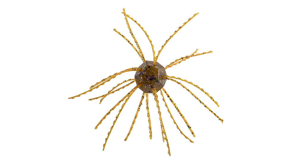 Strike King Tumbleweed Salted Softbait, 4 pack, 3in, Smallmouth Candy, 12-36257