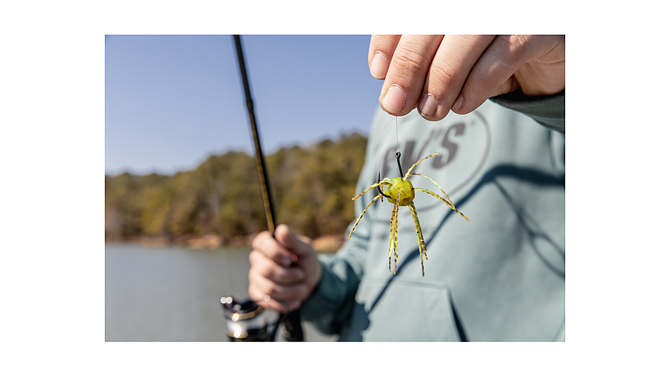 Strike King Tumbleweed Salted Softbait, 4 pack, 3in, Summer Craw, 12-36256