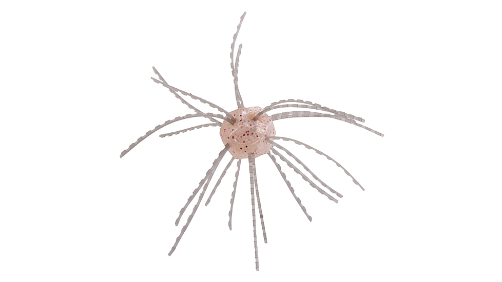 Strike King Tumbleweed Salted Softbait, 4 pack, 3in, White Sauce, 12-36254