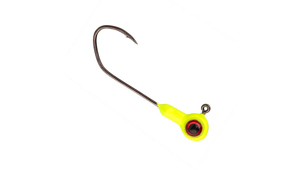 Strike King XL Stiletto Head Jig, 1/16oz, 1.5in, Chartreuse, 12-19100