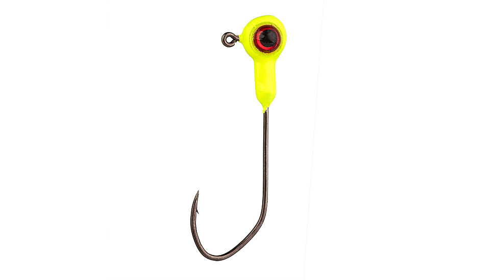 Strike King XL Stiletto Head Jig, 1/16oz, 1.5in, Chartreuse, 12-19100
