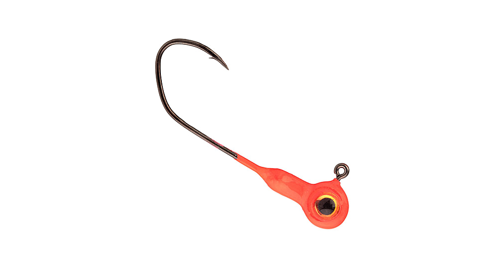 Strike King XL Stiletto Head Jig, 1/16oz, 1.5in, Flo Red, 12-19103