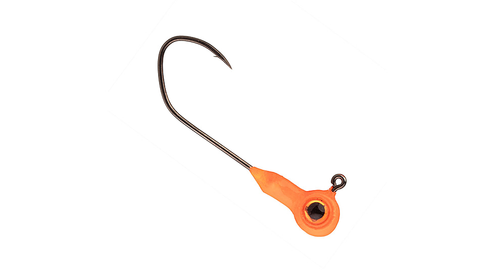 Strike King XL Stiletto Head Jig, 1/16oz, 1.5in, Fluorescent Orange, 12-19102