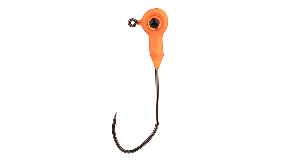 Strike King XL Stiletto Head Jig, 1/16oz, 1.5in, Fluorescent Orange, 12-19102