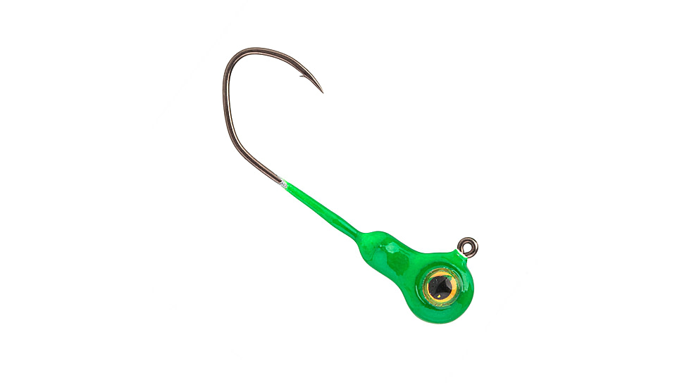 Strike King XL Stiletto Head Jig, 1/16oz, 1.5in, Limetreuse, 12-19104