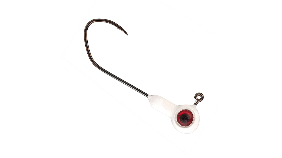 Strike King XL Stiletto Head Jig, 1/16oz, 1.5in, White, 12-19101