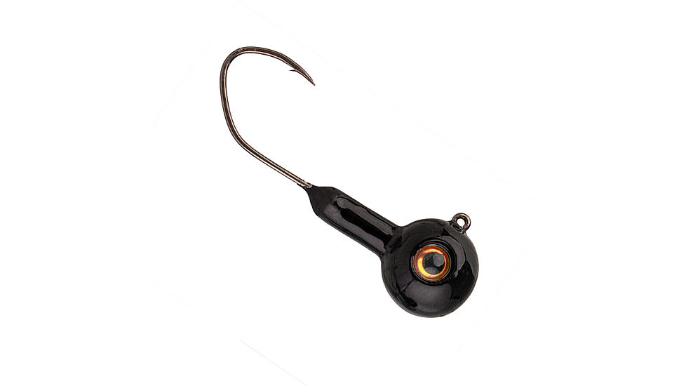 Strike King XL Stiletto Head Jig, 1/4oz, 1.5in, Black, 12-36448