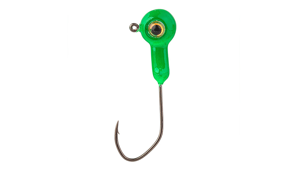 Strike King XL Stiletto Head Jig, 1/8oz, 1.5in, Limetreuse, 12-19116