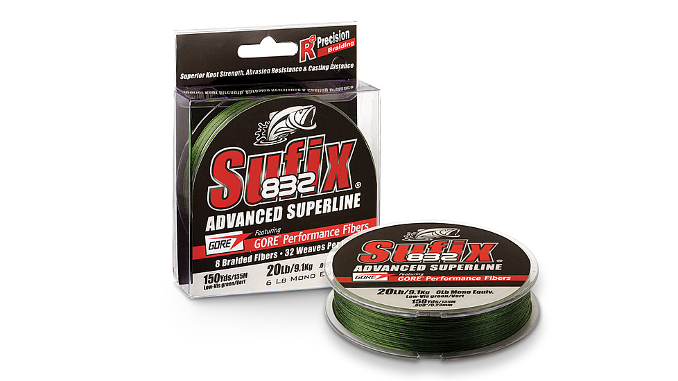 Sufix 832 Advanced Superline Camo 150 yds. - 10 lb. Test 078306