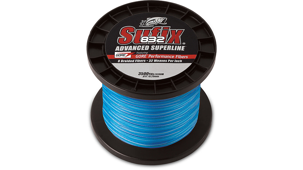 Sufix 832 Braid 10lb Line, Coastal Camo, 3500 Yds, 660-410CC