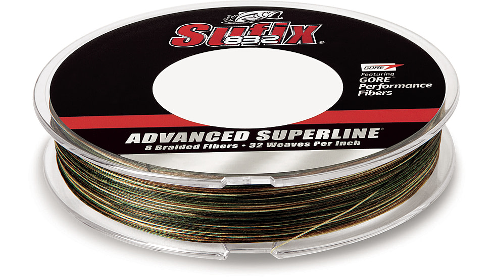 Sufix 832 Braid 20lb Line, Camo, 300 Yds, 660-120CA