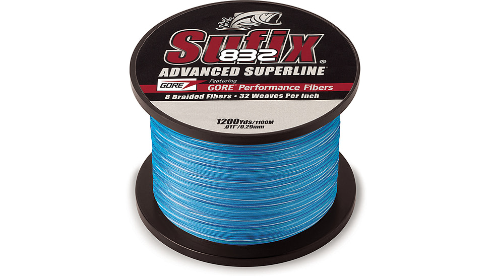 Sufix 832 Braid 50lb Line, Coastal Camo, 1200 Yds, 660-350CC