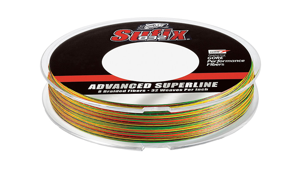 Sufix 832 Braid Jig, 10lb, 0, Fire Tiger, 660-010FT