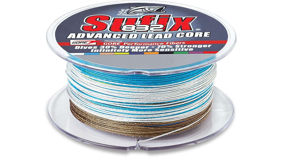 Sufix 832 Lead Core 12lb Line, Metered, 200 Yds, 658-212MC