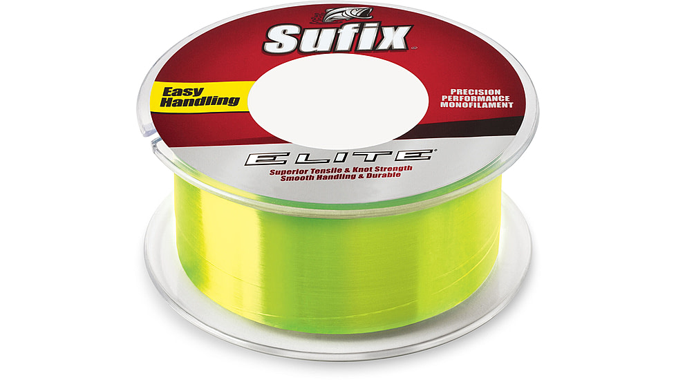 Sufix Elite 17lb Line, Hi-Vis Yellow, 330 Yds, 661-117Y