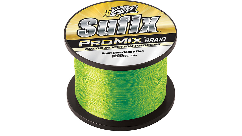 Sufix ProMix Braid - 40lb - Neon Lime - 1200 yds, 630-340L